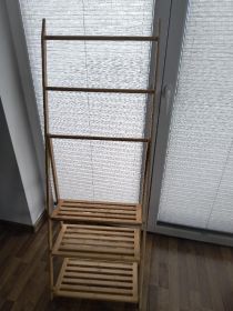 Półka regał łazienkowy bambusowy nowy