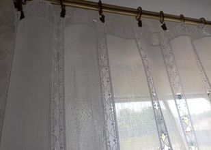 Firanka z gipiurą 160cm x 75cm