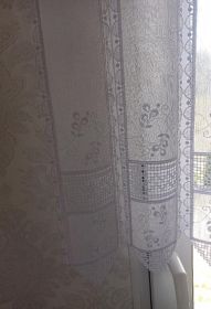 Firanka z gipiurą 160cm x 75cm