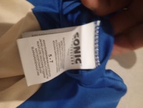 Kostium Sonica na 5-7 lat