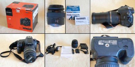 Lustrzanka Sony Alfa A58 + 2 obiektywy