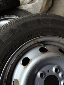 Felgi stalowe z oponami zimowymi Peugeot boxer2007