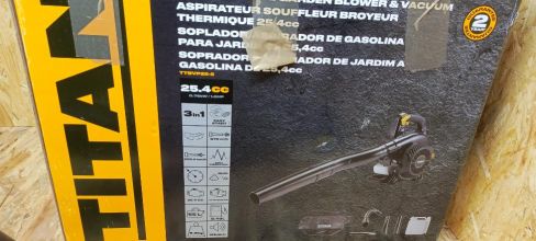 Dmuchawa spalinowa z funkcją odkurzacza