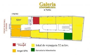 Do wynajęcia lokal 52m² , centrum miasta