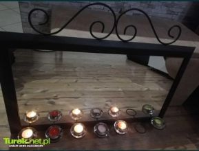 Duże ozdobne lustro