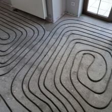 Frezowanie w betonie pod ogrzewanie podłogowe