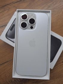 Iphone 15 pro white titanum 128gb 89%