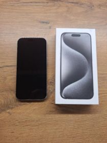 Iphone 15 pro white titanum 128gb 89%