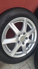 Opony zimowe 205/55/R16 na felgach aluminiowych