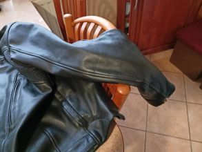 Kurtka motocyklowa skórzana męska XL