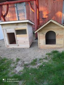 Budy dla piesków różne wymiary ocieplane kryte gątami