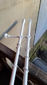 Karnisz biały podwójny 330 cm