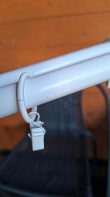 Karnisz biały podwójny 330 cm