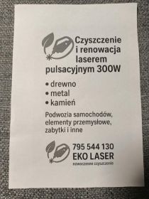 czyszczenie - renowacja laserem