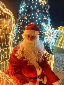 Wigilijny św.mikołaj