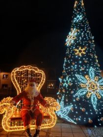 Wigilijny św.mikołaj