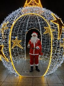 Wigilijny św.mikołaj