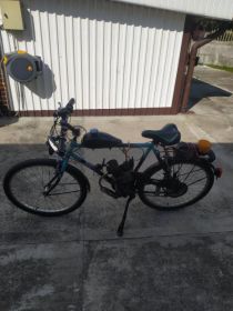 Rower z spalinowym 50 cc