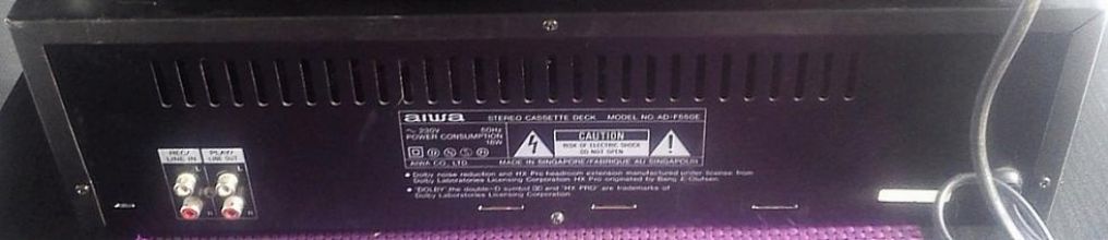 Deck kasetowy wys. klasy Aiwa Dolby B,C HX-PRO