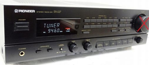 Amplituner Pioneer - na części lub naprawy. CD na 6 płyt