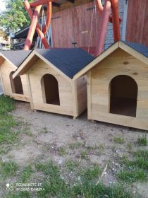 Budy dla piesków różne wymiary ocieplane kryte gątami