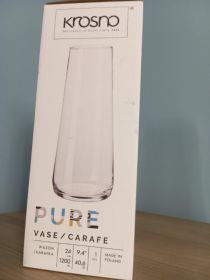 Wazon karafka Krosno 24 cm Nowy