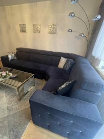 Kanapa narożnikowa + pufa