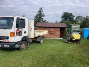 Usługi mini koparka mała wywrotka