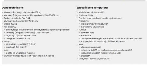 Bieżnia elektryczna Zipro