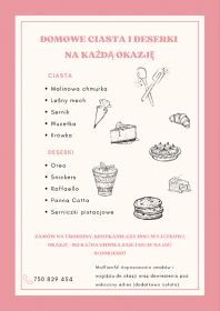 Domowe ciasta i desery
