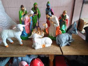 figurki szopka bożonarodzeniowa z żywicy