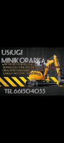 Usługi mini koparka