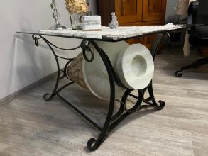 Ława Szklana Stelaż metalowy Stół