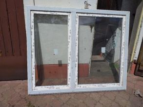 Okno biale 2 skrzydlowe 1465*1765mm