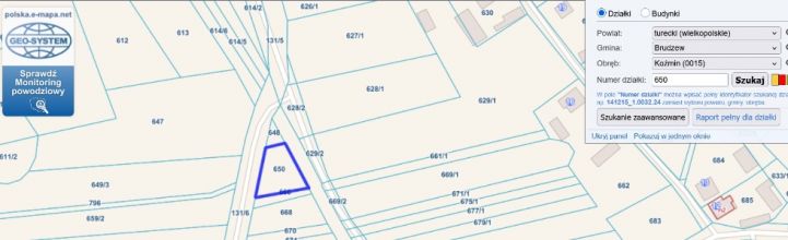 8 ha na sprzedaż KOŹMIN gm. Brudzew