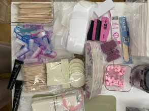 Zestaw do robienia paznokci manicure żel hybryda