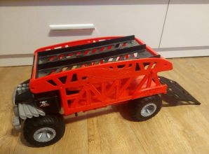 Hot wheels organizer monster truck