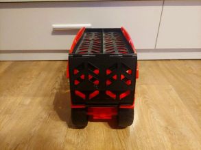 Hot wheels organizer monster truck