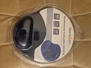 Sluchawki, myszka, podkladka nowe