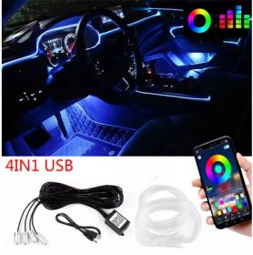 Elastyczne oświetlenie z przewodem EL z kontrolą...