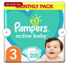 Pampersy active baby 3