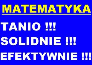 Korepetycje z matematyki - mgr inż. - MATEMATYKA