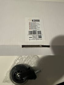 Zestaw Kółka kauczukowe do foteli 10mm 5szt nowe