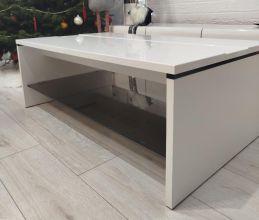 Ława Azteca Trio 110x65 ze szklaną półką