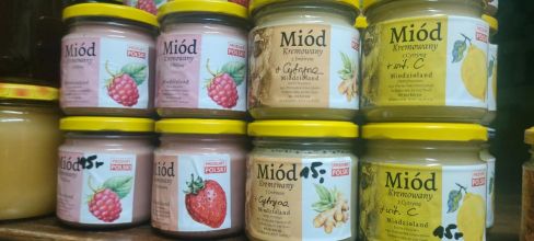 Miód,pyłek,propolis.