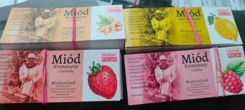 Miód,pyłek,propolis.