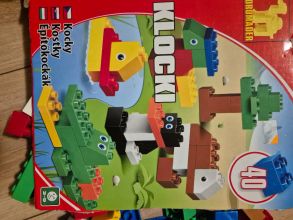 Klocki dromader dwa zestawy zoo