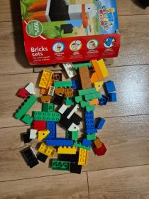 Klocki dromader dwa zestawy zoo