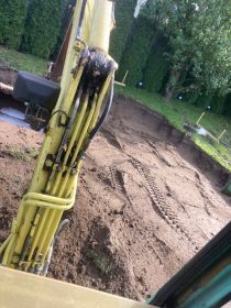 Usługi mini koparką mała wywrotka glebogryzarka