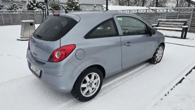 Opel Corsa, zadbane auto serwisowane, z kamerą cofania i...